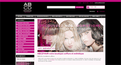 Desktop Screenshot of abcdhair-shop.com
